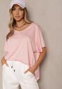 T-shirt Liofala Roz deschis