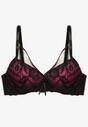 Sutien Falzedia Negru cu fucsia