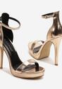 Pantofi stiletto Napelle Culoarea șampaniei