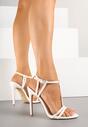 Pantofi stiletto Ranele Albi