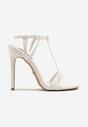 Pantofi stiletto Ranele Albi