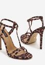 Sandale Ranele Imprimeu leopard