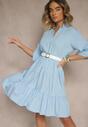 Rochie Eviranna Albastru deschis