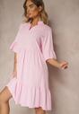 Rochie Eviranna Roz