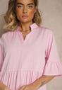 Rochie Eviranna Roz