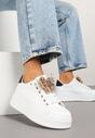 Sneakers Lenori Alb cu negru