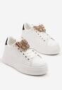 Sneakers Lenori Alb cu negru
