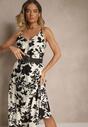 Rochie Thirimi Crem cu negru
