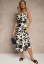 Rochie Thirimi Crem cu negru