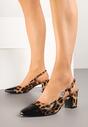Sandale Tuvea Imprimeu leopard