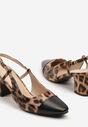 Sandale Tuvea Imprimeu leopard