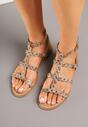 Sandale Divess Print piele de șarpe