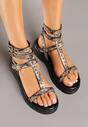 Sandale Orrave Print piele de șarpe