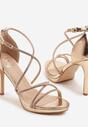 Pantofi stiletto Sorisma Culoarea șampaniei
