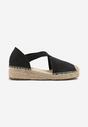 Czarne Espadryle w Stylu Boho Orrivine