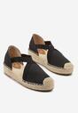 Czarne Espadryle w Stylu Boho Orrivine