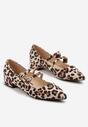 Pantofi cu toc Odane Imprimeu leopard
