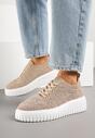 Sneakers Ellisara Bej închis