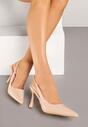 Pantofi stiletto Tosnivia Ulios Bej