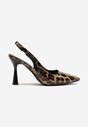 Pantofi stiletto Tosnivia Ulios Imprimeu leopard