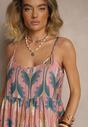 Rochie Tosena Roz cu albastru