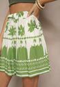 Pantaloni scurți Evironia Alb cu verde