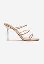 Pantofi stiletto Nilosa Culoarea șampaniei