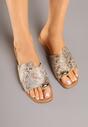 Papuci Wilise Print piele de șarpe