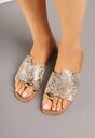 Papuci Wilise Print piele de șarpe