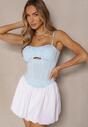 Top Eviness Albastru deschis