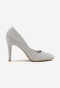 Pantofi stiletto Emauri Argintii