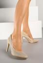 Pantofi stiletto Emauri Aurii