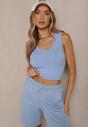 Top Toslina Albastru deschis