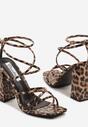 Sandale Nilusca Imprimeu leopard