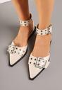 Pantofi cu toc Cleia Bej