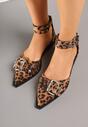 Pantofi cu toc Cleia Imprimeu leopard
