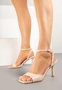 Pantofi stiletto Meviora Bej