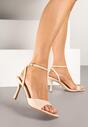 Pantofi stiletto Meviora Bej