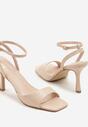 Pantofi stiletto Meviora Bej
