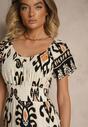 Rochie Clevessa Bej deschis