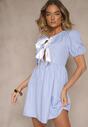 Rochie Temarea Albastru deschis