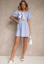 Rochie Temarea Albastru deschis