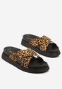 Papuci Mevonella Imprimeu leopard