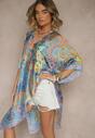 Poncho Sadellis Albastru