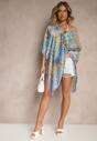 Poncho Sadellis Albastru