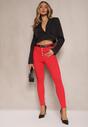Czerwone Spodnie Skinny Winvienne