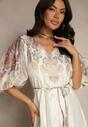 Rochie Redanira Bej deschis