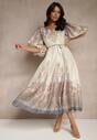 Rochie Redanira Bej deschis