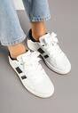 Sneakers Nevellise Alb cu negru