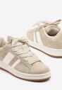 Sneakers Nevellise Bej cu alb